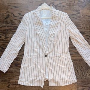 NWT Striped Blazer - Size 6